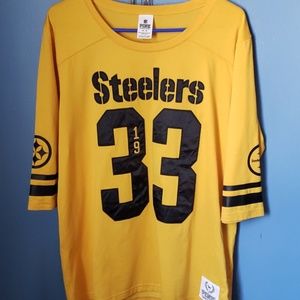 PINK collection Steelers women's tee.